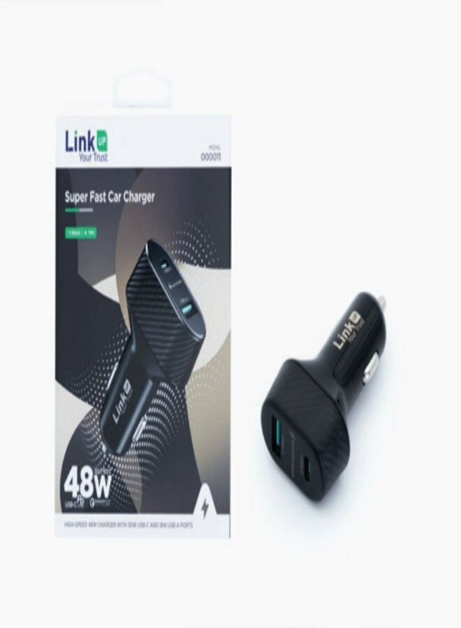 Linkup Super Fast Car Charger 48W