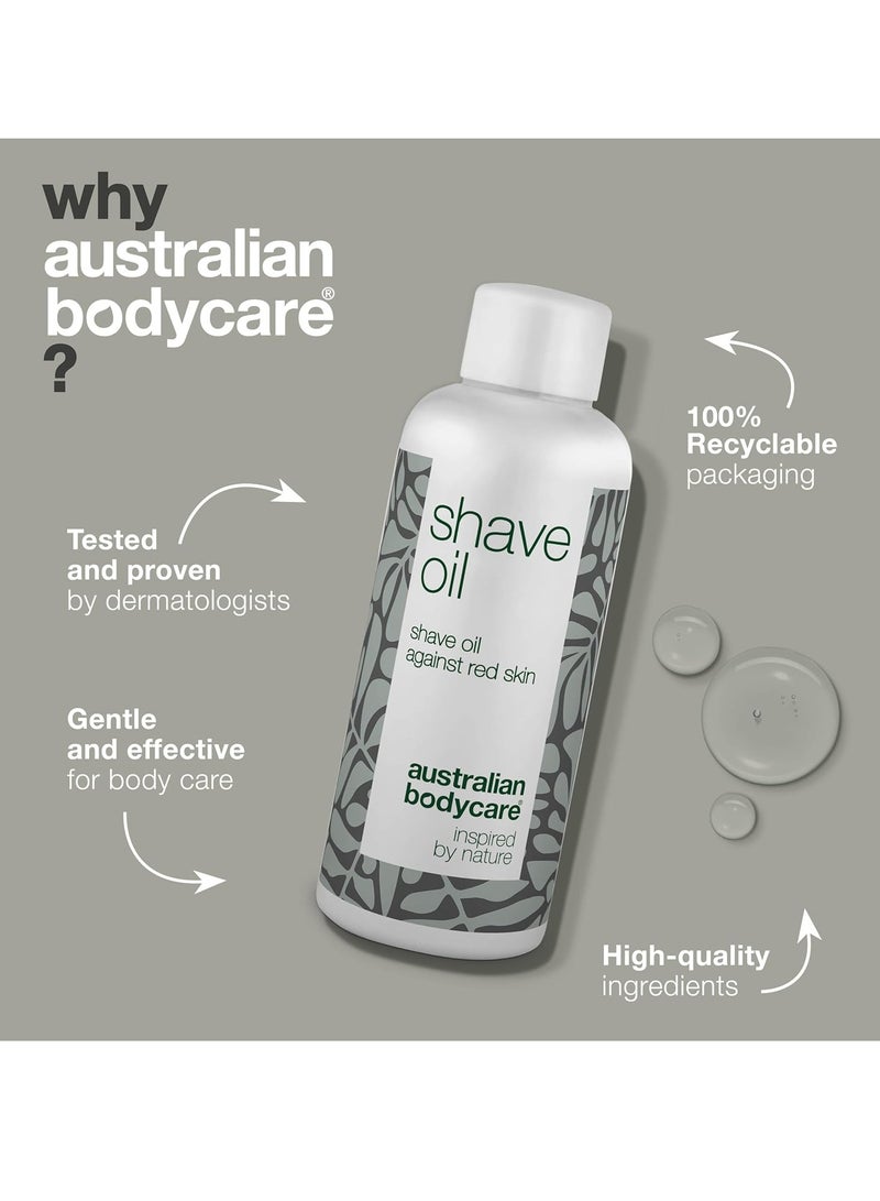 أستراليان بودي كير زيت الحلاقة للجسم بالكامل زيت الحلاقة زيت الحلاقة ضد طفح الحلاقة والشعر الذي ينمو تحت الجلد النتيجة ناعمة ولطيفة مع تهيج واحمرار أقل بشكل لطيف 80 مل - Image 2