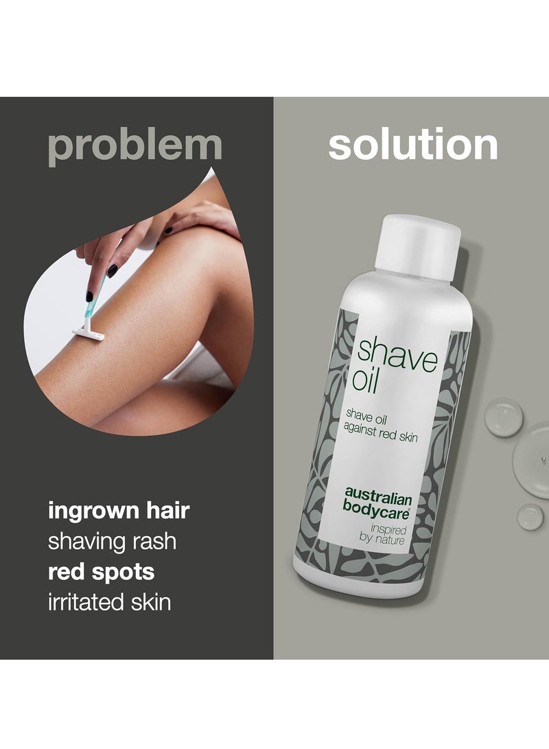أستراليان بودي كير زيت الحلاقة للجسم بالكامل زيت الحلاقة زيت الحلاقة ضد طفح الحلاقة والشعر الذي ينمو تحت الجلد النتيجة ناعمة ولطيفة مع تهيج واحمرار أقل بشكل لطيف 80 مل - Image 4