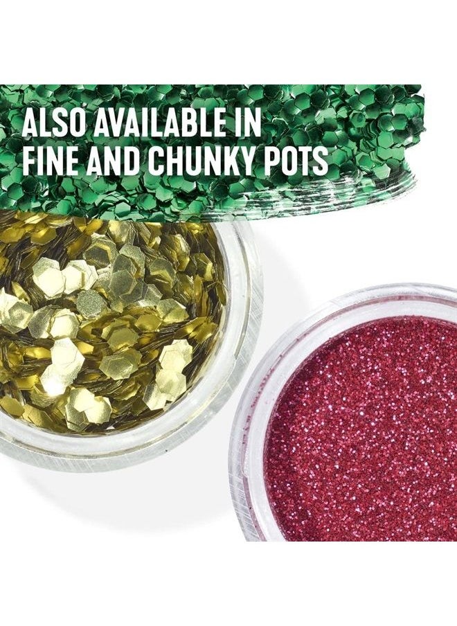 Fine Bio Glitter, 5g (.17-oz) Tub, Silver