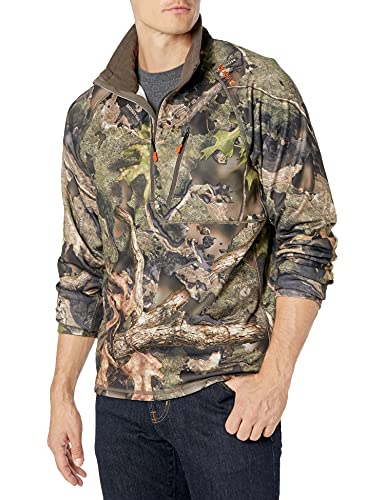 Nomad mens Utility 1/2 Zip | Wind Resistant Pullover Hunting Jacket, Mossy Oak Droptine Camo, X-Large - Image 5