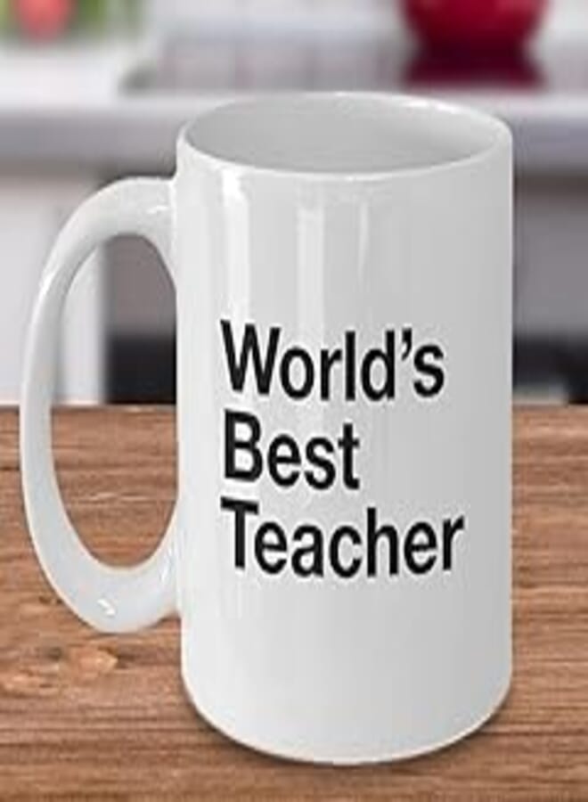 RYN RYN PRANTED Design Best teacher gift mug,coffee and tea cup,Best ever gift teacher day (model number 7858