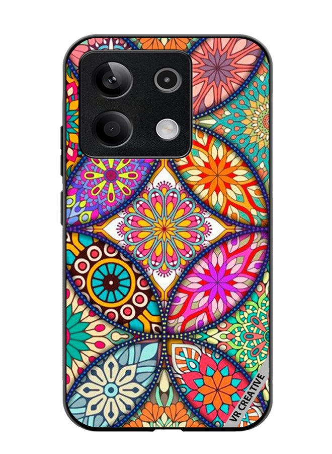 VR CREATIVE Protective Case Cover For Xiaomi Poco X6 Mandala Design Multicolour - Image 1