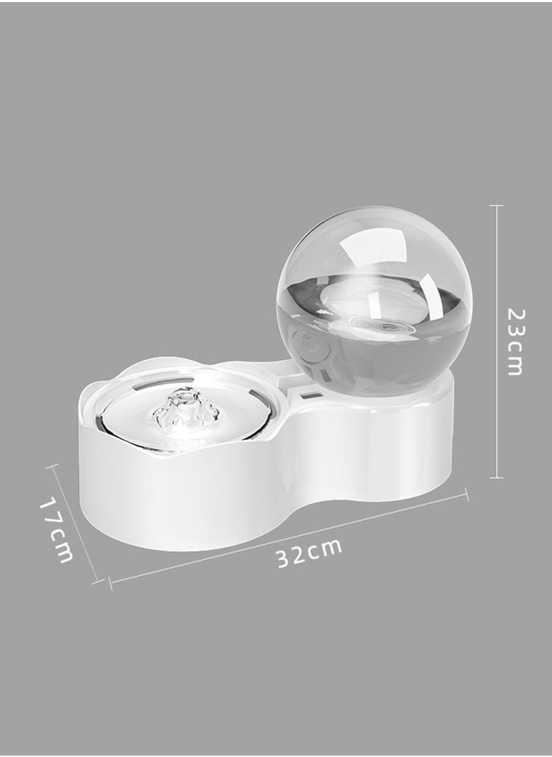 Kidle Cat Water Fountain Cat Water Dispenser Automatic Recirculating Running Water Pet Water Feeder Intelligent Drinking Device Wireless Bowl Fountains  - Image 2