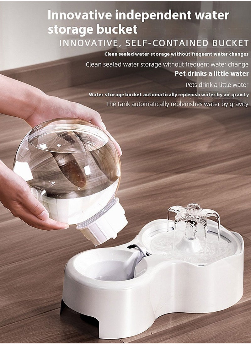 Kidle Cat Water Fountain Cat Water Dispenser Automatic Recirculating Running Water Pet Water Feeder Intelligent Drinking Device Wireless Bowl Fountains  - Image 3
