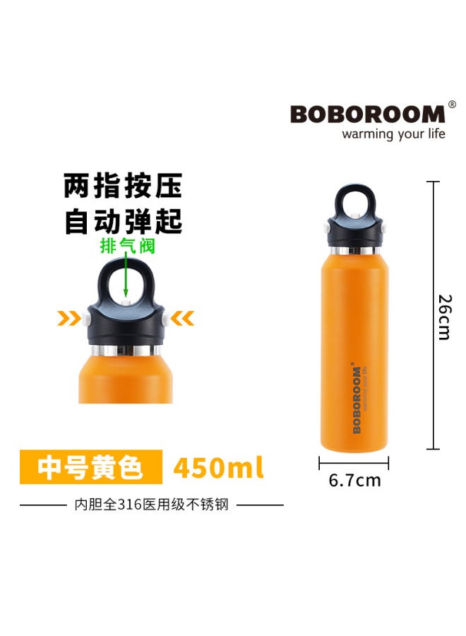 Vacuum Insulated Cup 316 Outdoor Household 380ml-1l Portable Small Capacity Men's And Women's Fitness Cup Water Cup