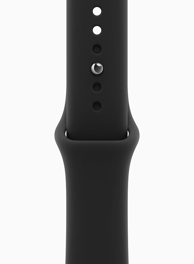 Apple Watch Series 12 GPS 42mm (Middle East Version) Aluminium Case with Black Sport Band - S/M black - Image 3