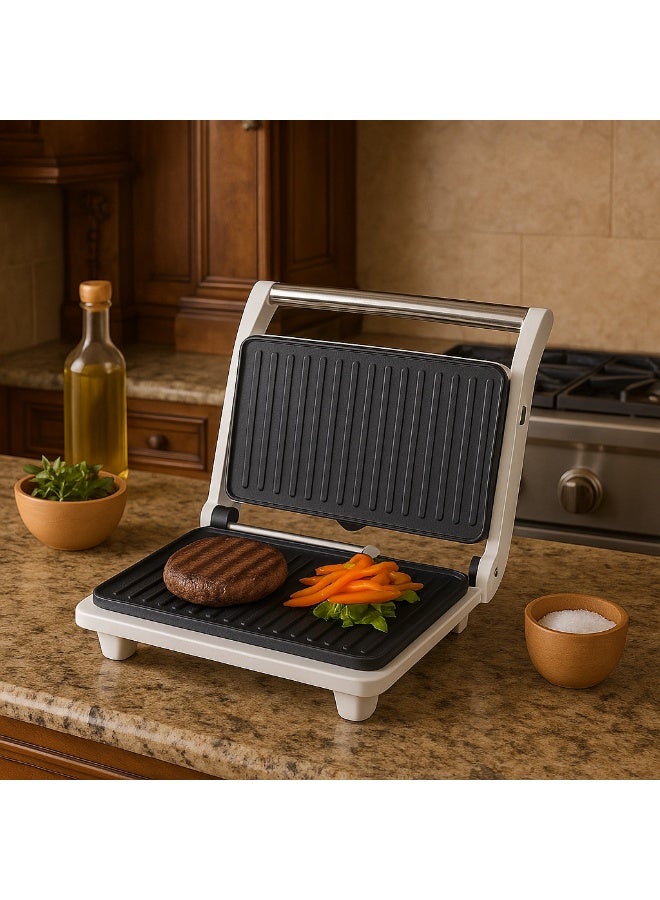 Home Master Sandwich Maker Heater 750W Electric Grill with Non-Stick Plates - Image 1
