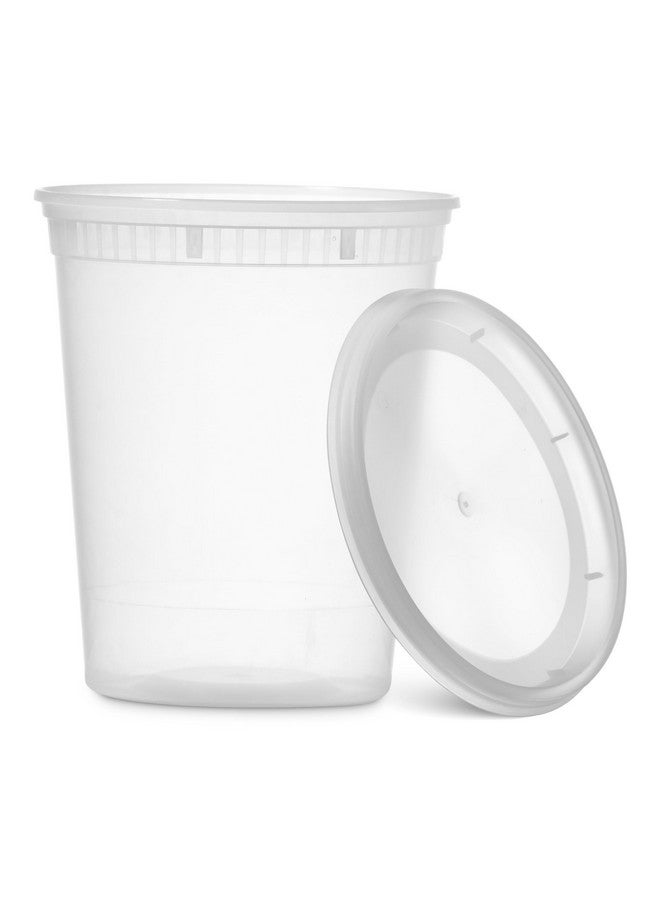 مونفيكس عبوة من 48 حاوية بلاستيكية للأطعمة الجاهزة مع أغطية (16 حاوية، 32 أونصة، 24 حاوية لكل حاوية) - حاويات تخزين طعام مع أغطية - حاويات شفافة للاستخدام مرة واحدة لإعداد الوجبات، خالية من مادة BPA، قابلة للتكديس، مانعة للتسرب، آمنة للاستخدام في الميكروويف والفريزر - Image 5