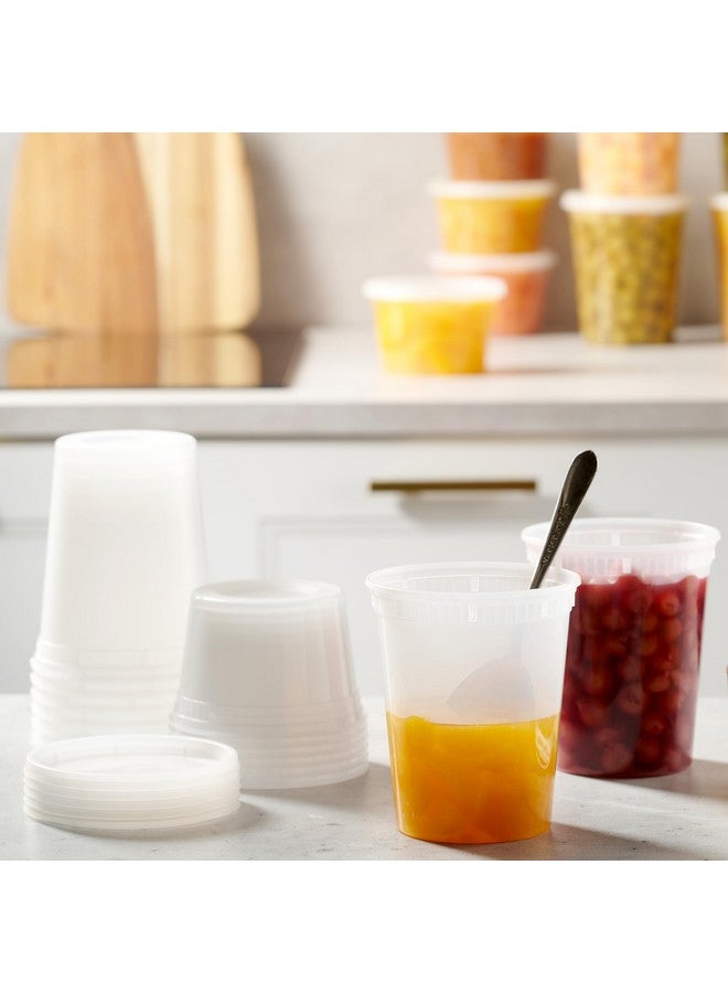 مونفيكس عبوة من 48 حاوية بلاستيكية للأطعمة الجاهزة مع أغطية (16 حاوية، 32 أونصة، 24 حاوية لكل حاوية) - حاويات تخزين طعام مع أغطية - حاويات شفافة للاستخدام مرة واحدة لإعداد الوجبات، خالية من مادة BPA، قابلة للتكديس، مانعة للتسرب، آمنة للاستخدام في الميكروويف والفريزر - Image 3