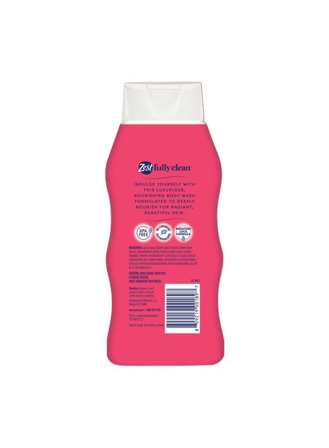 Zest Body Wash - Infused with Wild Cherry and Vanilla - Hydrating Body Soap - Suitable for All Skin Types - Wild Cherry and Vanilla - 20 oz - Image 2