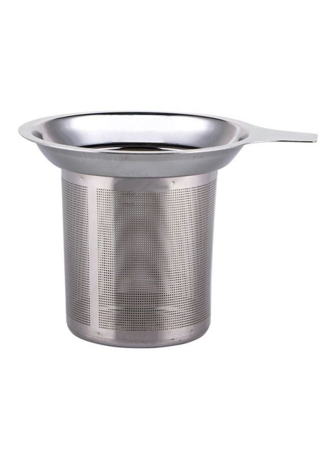 NIBEMINENT Stainless Steel Mesh Strainer Silver 11x7x9cm - Image 1