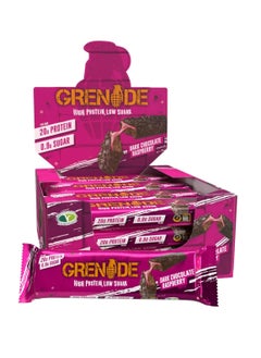 Grenade High Protein Low Sugar Bar Dark Chocolate Raspberry 60g Pack of 12 - pzsku/Z4393BB0CCAFEBC16006DZ/45/_/1723062941/4565919f-eaec-4bbd-b815-ecf7dcbc84d9