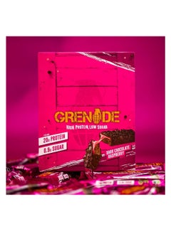 Grenade High Protein Low Sugar Bar Dark Chocolate Raspberry 60g Pack of 12 - pzsku/Z4393BB0CCAFEBC16006DZ/45/_/1723062983/db25acd7-e544-472f-b86e-5c7a0f00bcd3