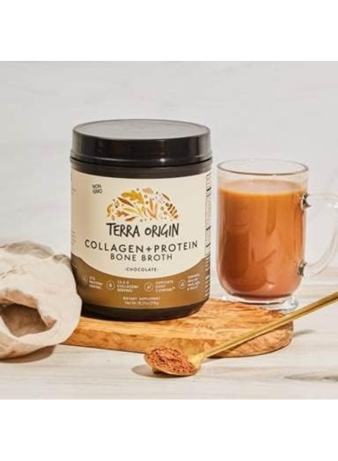 Terra Origin - Bone Broth Protein Chocolate Powder - 18.9Oz - Image 5