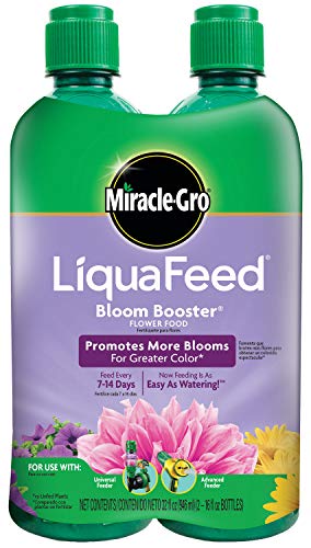 Miracle-Gro LiquaFeed All Purpose Plant Food Advance Starter Kit and Bloom Booster Flower Food Bundle: Feeding as Easy as Watering - Image 2