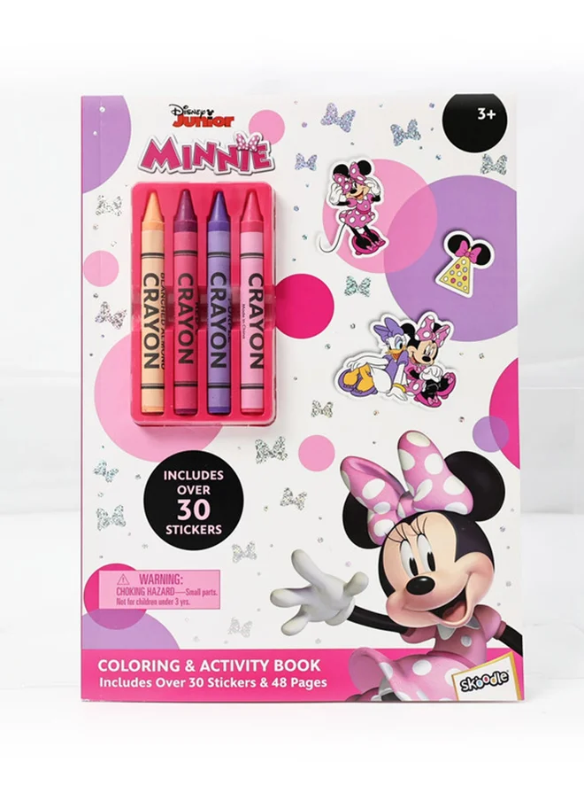 Disney MINNIE COLORING&ACTIVITY BOOK WITH CRAYONS