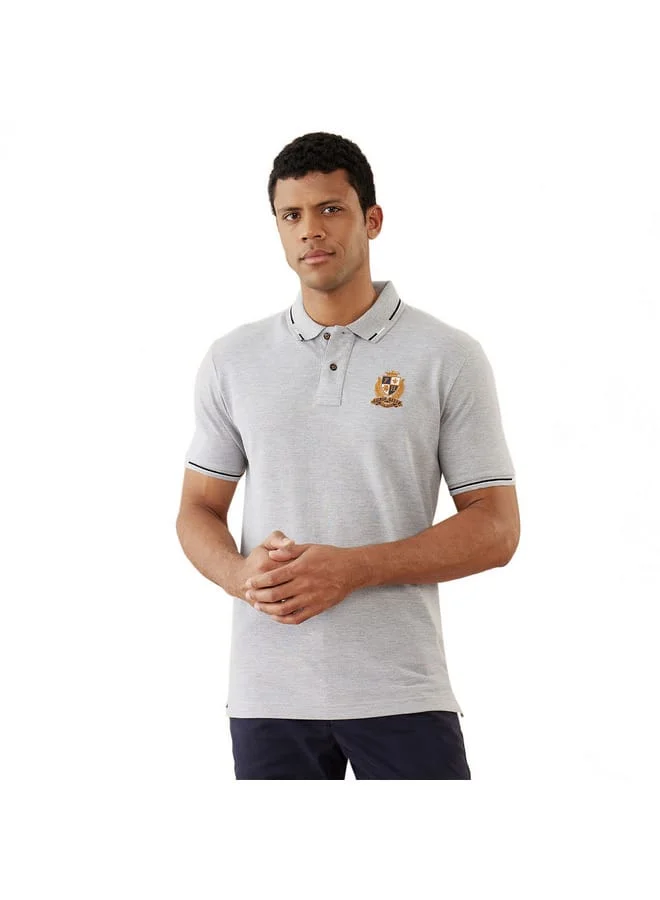 fahrenheit Fahrenheit Solid Polo T-shirt with Short Sleeves