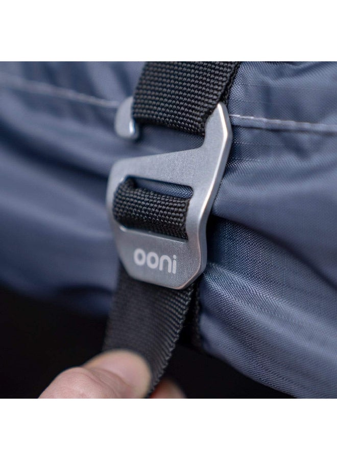 ooni Lightweight and Waterproof 2-in-1 Polyester Carry Cover for Koda 12 Pizza Oven Blue 7 x 15 x 24 Inch UU-P07900 - Image 2