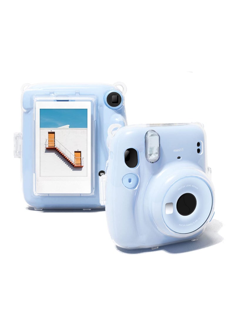 Generic Camera Hard Case for Fujifilm Instax Mini 11 with Adjustable Strap and Sticker (Panda)  - Image 3