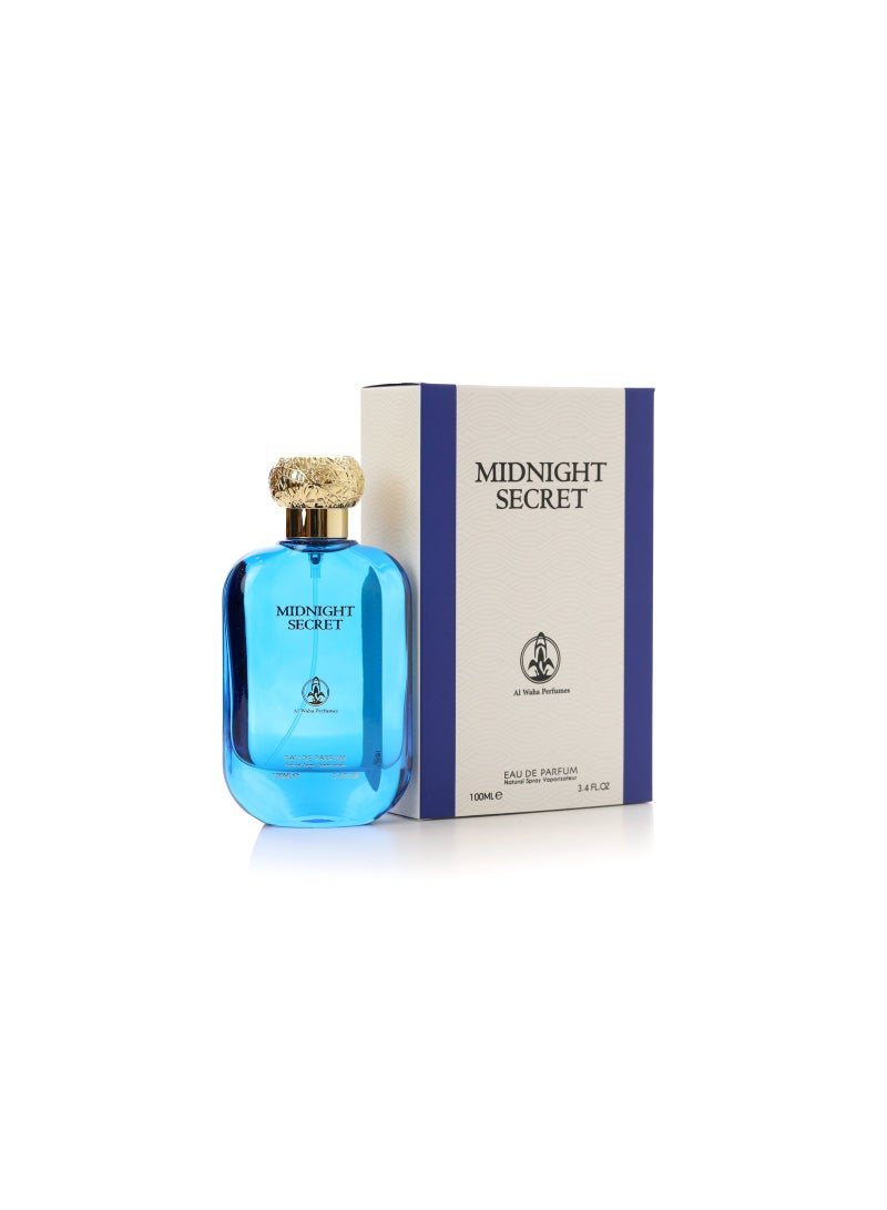 Al Waha عطور الواحة سر منتصف الليل أو دو بارفان 100 مل - رذاذ طبيعي - Image 1