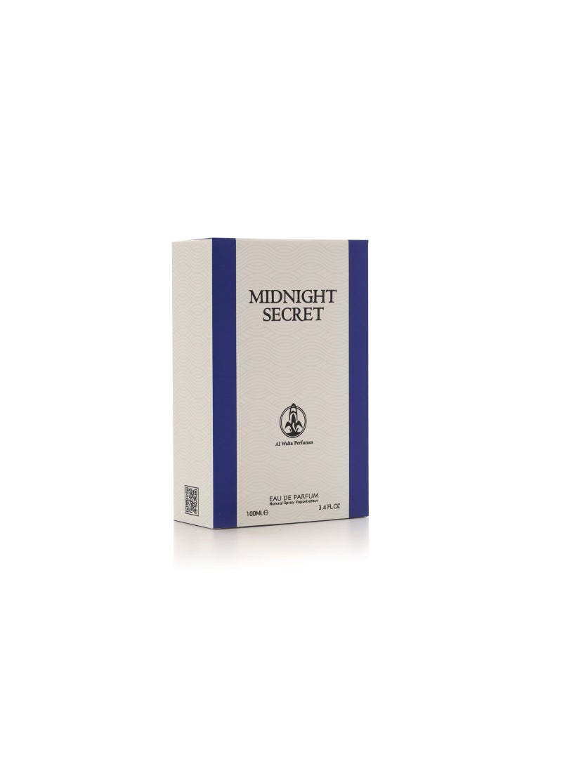 Al Waha عطور الواحة سر منتصف الليل أو دو بارفان 100 مل - رذاذ طبيعي - Image 2