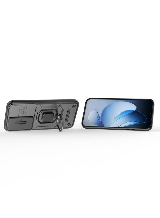 S-TOP Case For OPPO Reno13 5G Global Sliding Camshield TPU + PC Shockproof Phone Case with Holder - Image 4