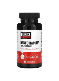 Force Factor Force Factor, Benfotiamine, 250 mg, 90 Vegetable Capsules  - Image 1