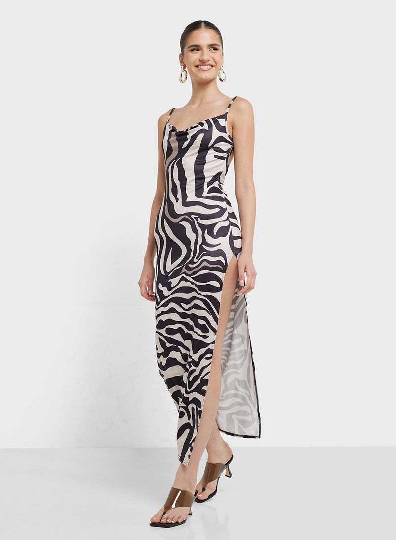 Ginger Animal Print Dress - Image 4