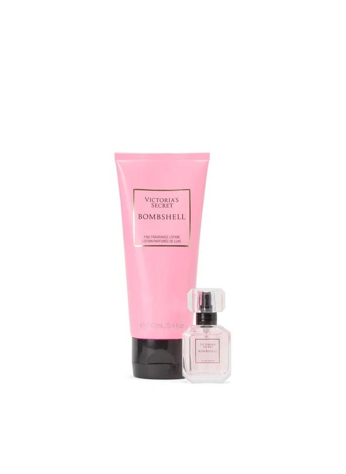 Victoria's Secret - Victoria's Secret Bombshell Mini Duo Set - 100ml Fragrance Lotion & 7.5ml Perfume - Image 1