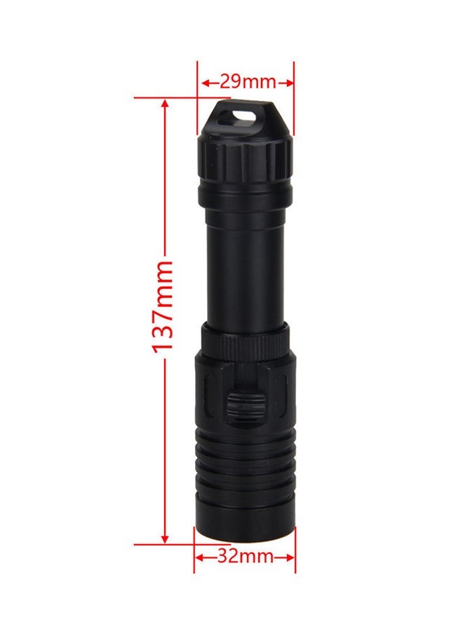 NIBEMINENT 5000LM XM-L2 LED Scuba Diving Flashlight Torch 18650 Light Underwater 100m Black - Image 3