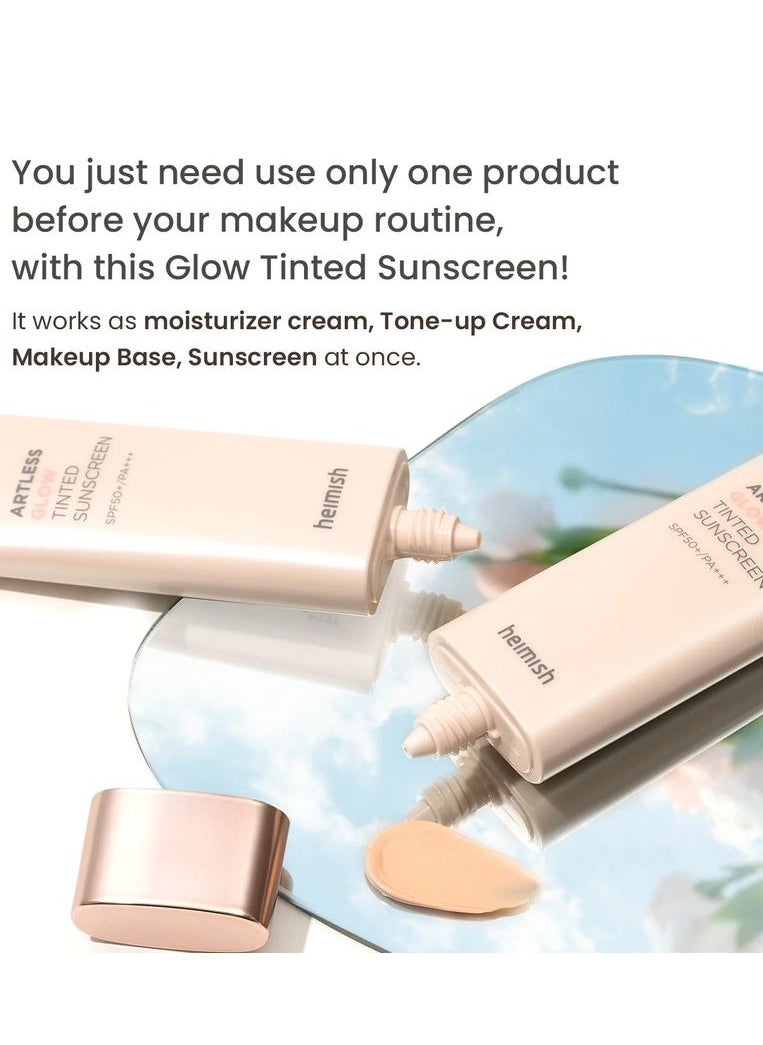 Heimish - Heimish ARTLESS Glow Tinted Sunscreen SPF 50+ PA+++ - Image 1