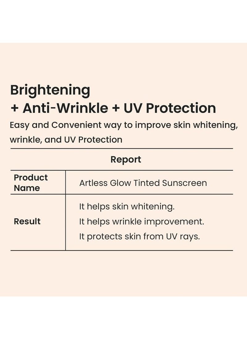 Heimish - Heimish ARTLESS Glow Tinted Sunscreen SPF 50+ PA+++ - Image 1