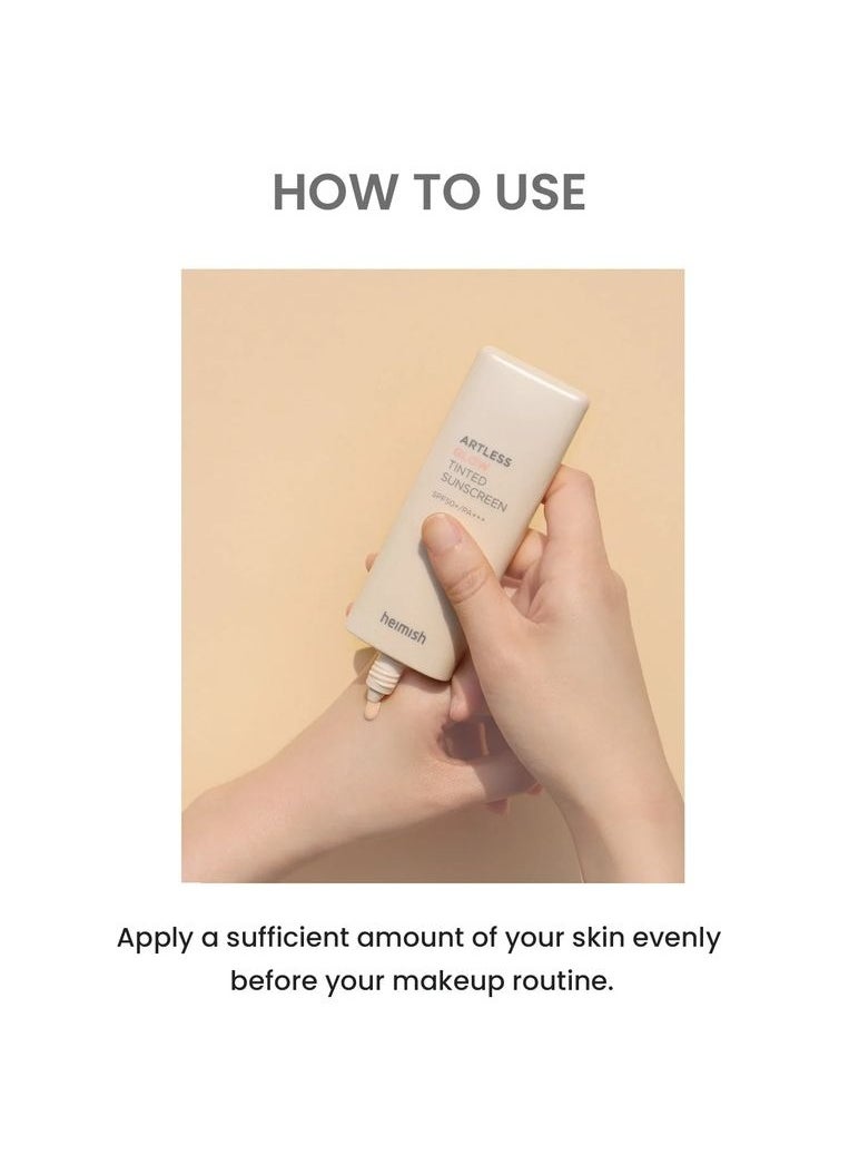 Heimish - Heimish ARTLESS Glow Tinted Sunscreen SPF 50+ PA+++ - Image 1