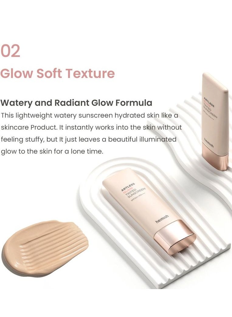 Heimish - Heimish ARTLESS Glow Tinted Sunscreen SPF 50+ PA+++ - Image 1