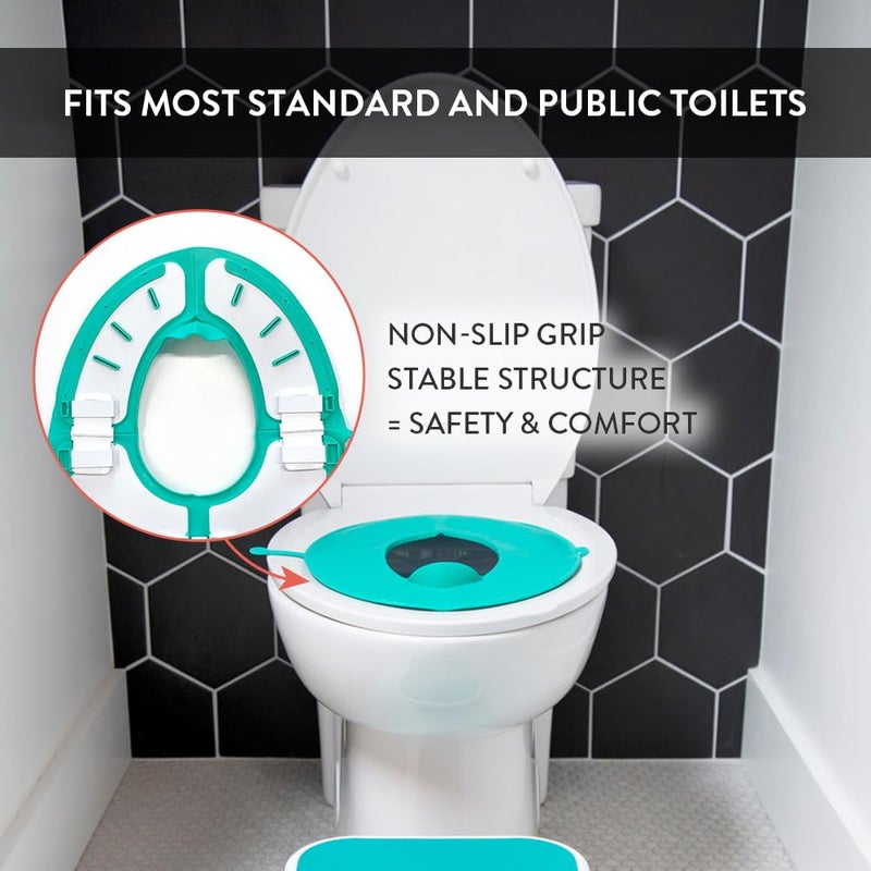 Prince Lionheart Tinkle to Go - Reusable Foldable Portable Potty Training Seat - Toilet Seat Perfect for Travel - Built-in Splash Guard, Perfect Potty Training Toilet Seat, Portable Potty for Toddlers - Image 5