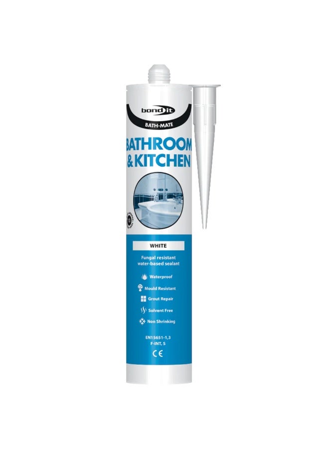 Bond It Bond-It Bath-Mate Bathroom & Kitchen Sealant Color White 310ml - Image 2