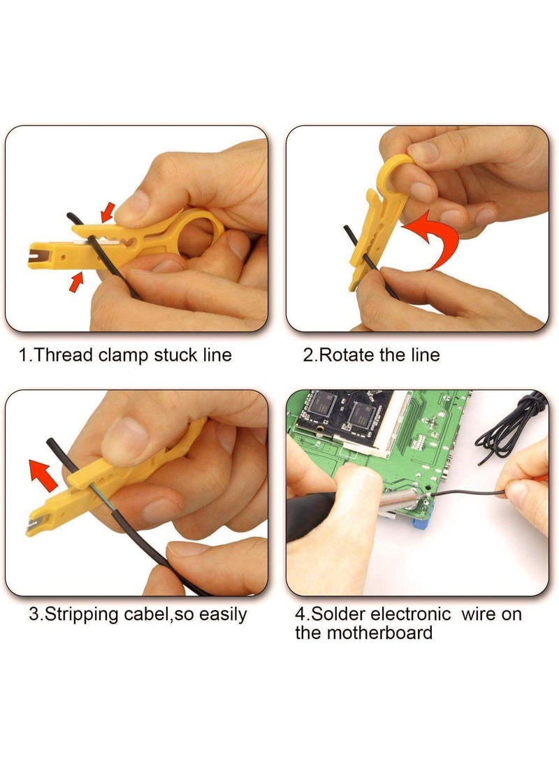Bukela Soldering Iron Kit, Soldering Iron 60W Adjustable Temperature(200-450℃) Welding Tool, 5pcs Soldering Tips, Desoldering Pump, Soldering Iron Stand, Tweezers - Image 4