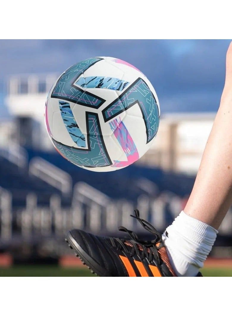 SportQ SportQ Professional Soccer Training Ball Size 5, Indoor Outdoor Soccer Training Ball for Soccer Players, Youth Soccer Fans, Training Competitions, Universal Ball  - Image 4