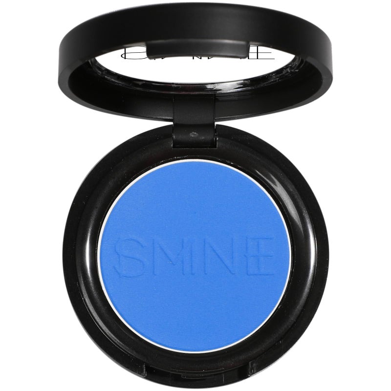 IS'MINE Single Blue Matte Eyeshadow Powder Palette High Pigment, Longwear, Intense Color Best Blue Eyeshadow - Image 1