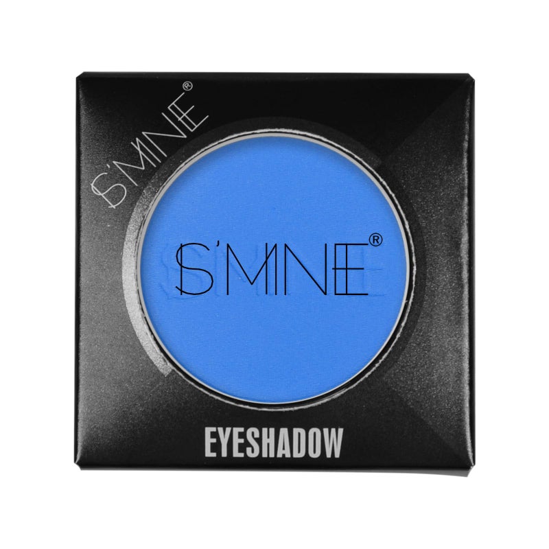 IS'MINE Single Blue Matte Eyeshadow Powder Palette High Pigment, Longwear, Intense Color Best Blue Eyeshadow - Image 2