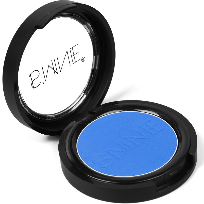 IS'MINE Single Blue Matte Eyeshadow Powder Palette High Pigment, Longwear, Intense Color Best Blue Eyeshadow - Image 5