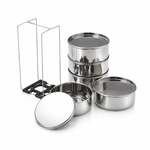 Expresso Smart Hot Carrier Lunch Box Stainless Steel Office Range 5 Container (5 Containers) - Image 3
