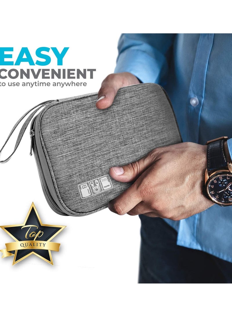 يوميم منظم شاحن الأجهزة الإلكترونية - حقيبة كابلات السفر للأسلاك والشواحن وملحقات التكنولوجيا - Image 5