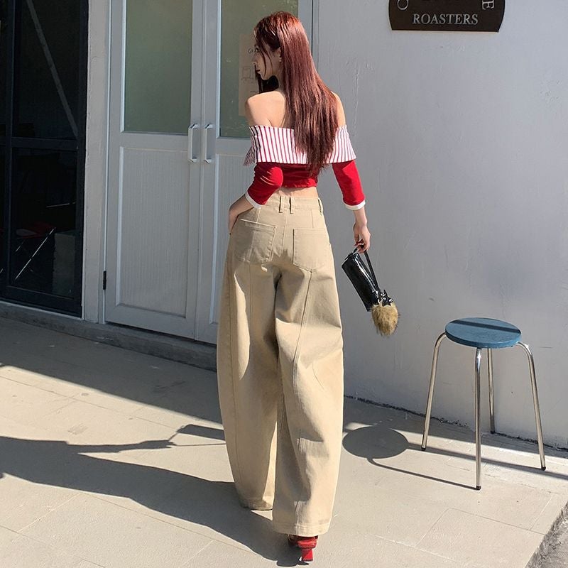 Unisex Classic Denim Jeans Loose Fit Daily Outdoor Wear - Image 5