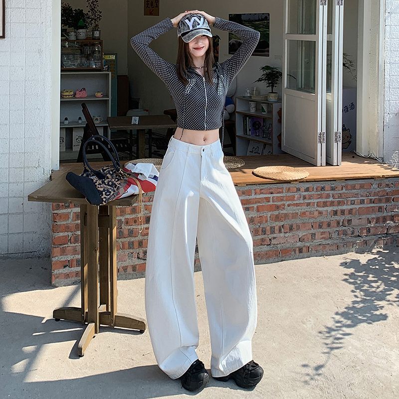 Unisex Classic Denim Jeans Loose Fit Daily Outdoor Wear - Image 1