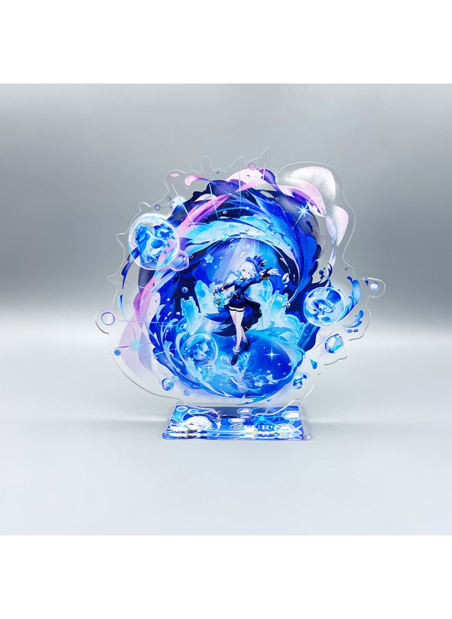 Generic - New Figures Mavuika Citlali Chasca The Knave Arlecchino Acrylic Anime Model Furina Collect Desktop Decoration Keychains Gift-Color:48-Size:15 cm - Image 1