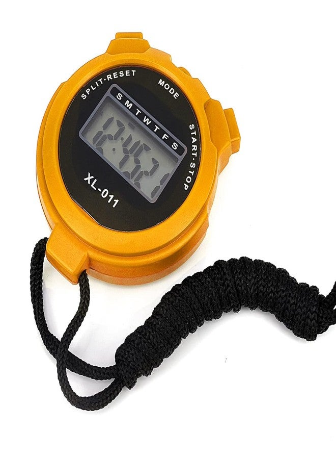 STARFLYER Multifunctional Stopwatch Sports Stopwatch Timer Student Competition Running Training Stopwatch Durable. (Yellow) - Image 5