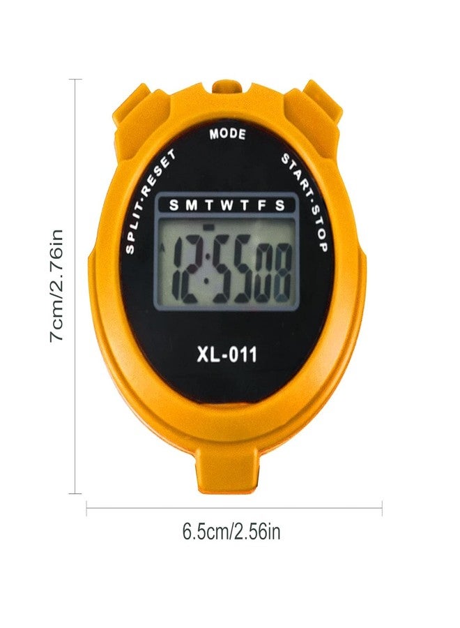 STARFLYER Multifunctional Stopwatch Sports Stopwatch Timer Student Competition Running Training Stopwatch Durable. (Yellow) - Image 2