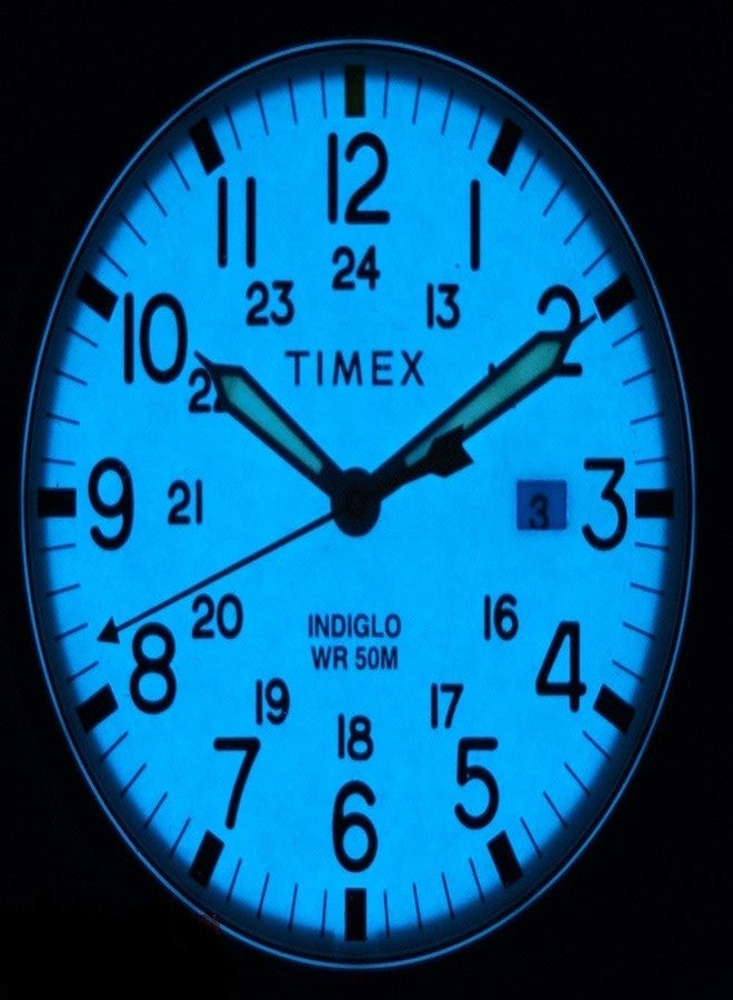 Timex Mens Quartz Watch, Analog Display and Textile Strap TW2R60900D7 - Image 5